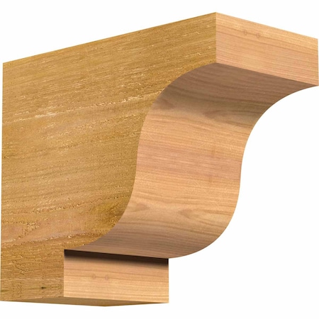 Ekena Millwork Newport Rough Sawn Rafter Tail, Western Red Cedar, 6"W x 10"H x 12"L RFT06X10X12NEW00RWR